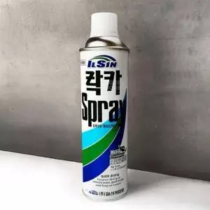 [콩심팥심]락카 스프레이 은색 페인트 420ml 메탈릭 코팅제