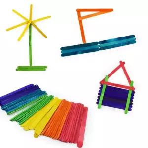 고퀄리티   지함 하드바 나무막대 소100개 대50개 아이스크림막대 하드바막대 나무막대재료