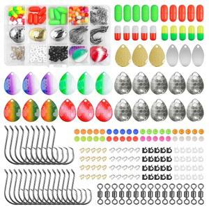월리 리그 제작 키트 DIY 낚시 루어 스피너 부품 크롤러 하네스 라이브 미끼 콜로라도 블레이드 폼파노 플로트 클레비스 비드 태클
