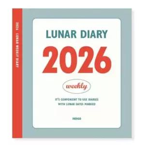 [문구/오피스] 루나 음력 위클리 2026 주간 날짜형 레드 다이어리