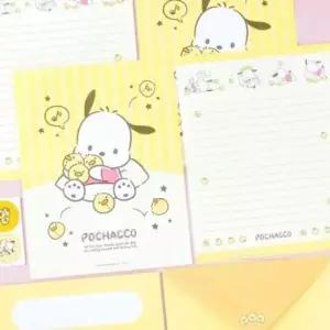 [문구] 산리오편지지 귀여운 캐릭터 필기 세트