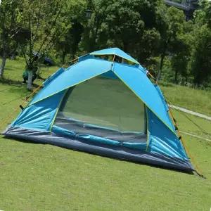 엔케이디 조이캠핑 원터치텐트 2-3인 블루 원터치방수텐트