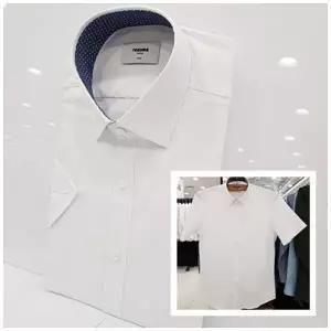 [레노마셔츠]반팔/슬림핏/구김성 적고/활동성 편한 스판/카라,배색/반소매