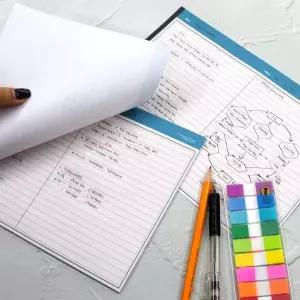 가로형 B5 떡메 노트패드 유선