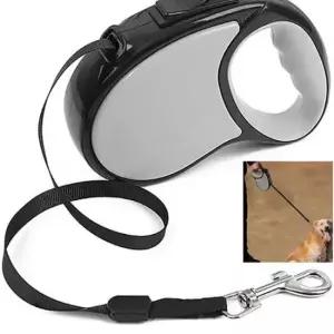 [반려] 외출 원터치 목줄 산책 리드줄 자동 스트랩 길이조절