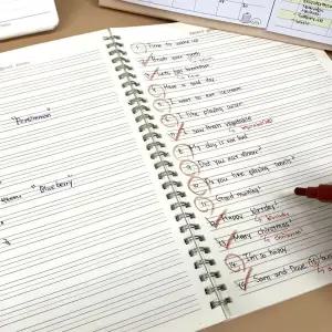 투명커버 스프링 영어노트 B5 가로형