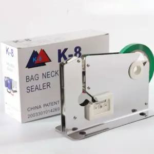 업소용 밴딩기 봉투 결속기 비닐포장 묶는기계 수동 밀봉 포장기 끈