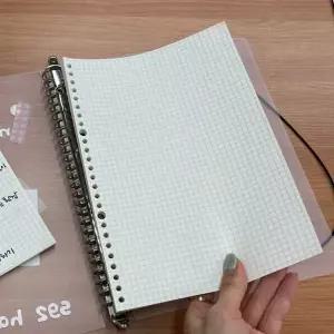 반투명 바인더 모눈노트 B5