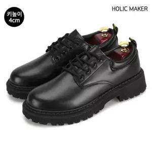 옥스포드 남자 키높이 더비 슈즈 홀릭메이커 HSS134 블랙 UWBB6685