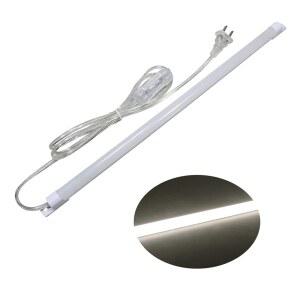 STBTECH 110V 캐비닛 조명 아래 17인치 LED 6피트 플러그 케이블 카운터 주방/선반용 책상 램프 내추럴 화이트 4000K