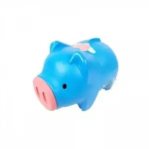 [문구/오피스] 컬러 인테리어 수납 동전 저금통 블루 돼지 소품 왕대