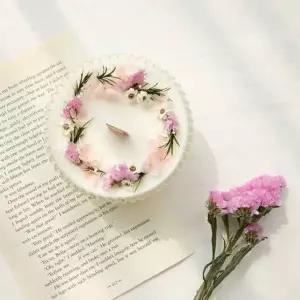 [콩심팥심]플라워 향초 만들기 꽃향기 캔들 DIY 취미 공예 놀이