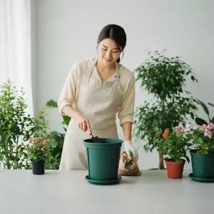 뿌리 건강 원형 슬릿분 3호 식물 화분 분갈이용 플분 모음