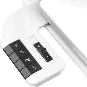 화장실 전용 이중 접이식 노즐 부착 아레스마타 비데 변기 비전기식 자가 청소 담수 분무기 기존 수압 조절