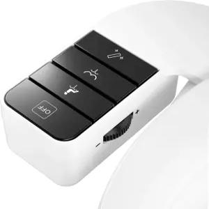 화장실용 비데 부착 기존 접이식 셀프 클리닝 냉수 압력 조절 기능이 있는 변기 정면 및 후면 세척용