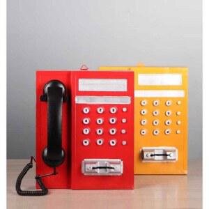 옛날 공중전화기 벽걸이형 오브제 소품 카페 레트로