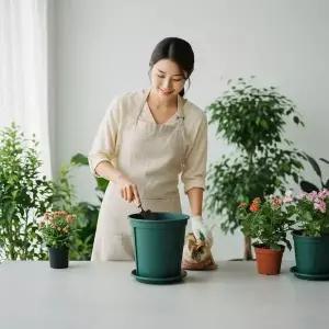 뿌리 건강 원형 슬릿분 3호 식물 화분 분갈이용 플분 모음