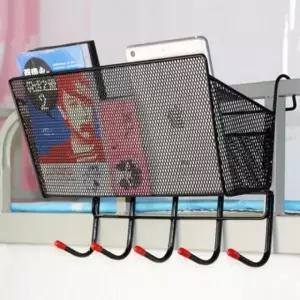수납 바구니 침대 걸이형 철제 정리함 바스켓