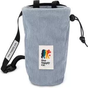 오소 서플라이 - 암벽 등반용 빈티지 코듀로이 초크 백 벨트와 지퍼 포켓이 달린 볼더링 버킷 완벽한 등반