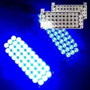 LED 경광등 써치라이트 조명 램프 전구 12V 42발 블루