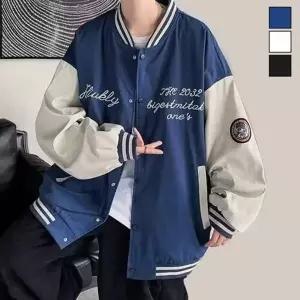 [골드스마일]항공 봄 기본 봄버점퍼 롱점퍼 남성 아우터 오버핏