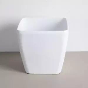 [아트박스]/플라워트리 화이트아크릴 대형화분 28X25cm 조화 꽃꽂이 인테리어