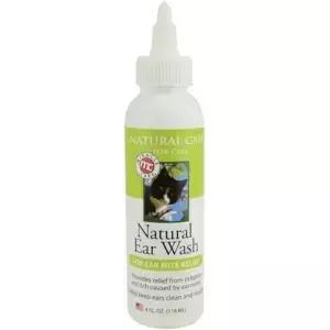 고양이용 미라클 케어 이어 워시 4온스 귀 진드기로 인한 부드러운 가려움 효과