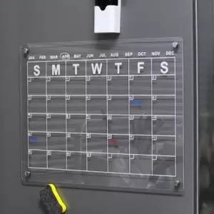 [문구] 아크릴 월간 보드 자석 패널 가정용 무지 블랙 보드