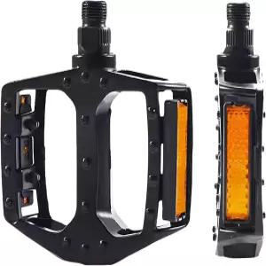 피디노바 알루미늄 자전거 페달 가벼운 논슬립 9/16인치 대부분의 및 MTB에 맞습니다