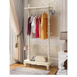 엔틱 행거 자작나무 원목 유럽 귀족 스탠드 디자인 옷걸이 DS KO