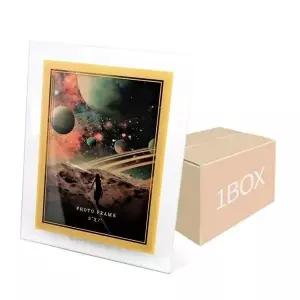 국산 크리스탈 골드액자 5R(5x7) 1박스(30개) 유리액자 그림 사진