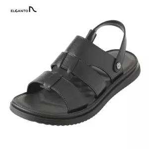 [롯데백화점]엘칸토 남성 경량큐션 2WAY 오픈 샌들 LCMW23U526 (블랙)