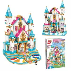 피규어 레인보우 캐슬 파티 공주의 성 블럭 조립 15