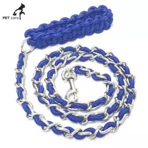 [반려] 리드줄 로프체인 블루