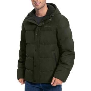 파이오니어 캠프 남성 겨울 코트 따뜻한 패딩 재킷 방수 두꺼운 단열 방풍 후드 다운 퀼트