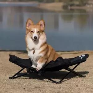 [반려] 블랙 반려동물 캠핑침대