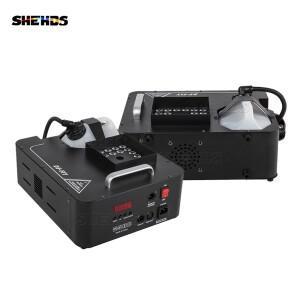SHEHDS 1500W 연기 기계, 24x9W RGB LED 워시 DMX 안개 DJ 디스코 파티 무대 효과 쇼 수직 2 개