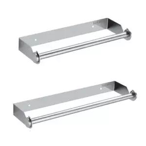 [무료배송] 스텐 핸드타올 거치대 걸이 수납 선반 키친타월 소형