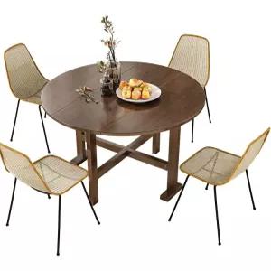 반원 식탁 2인용 반달 테이블 원룸 공간활용 나무 주방