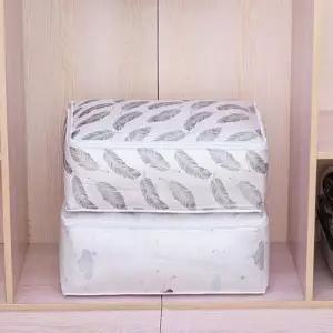 s593 프리티 깔끔 옷 정리함 이불 보관팩 2개 대형수납함 옷수납함 옷장수납함 오픈수납함