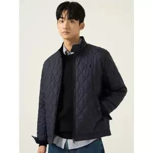 빈폴 Essential 다이아 패딩 해링턴 재킷 블랙 BC5938EP25