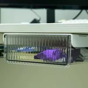 붙이는 투명 히든 책상서랍 중형