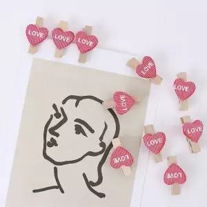 인테리어 우드 사진 나무 걸이 폴라로이드 꾸미기