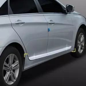 [셀러에이드]사이드 도어 장식 몰딩 크롬 소나타 튜닝 언더라인 자동차 엣지 YF