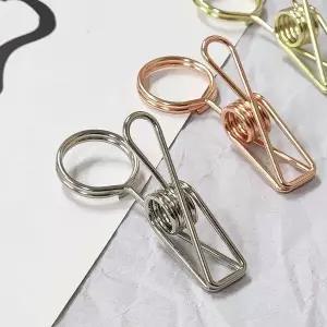 쇼클립 홀더 집게 물고기 7cm 메모