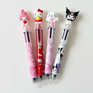 산리오 6색 피규어 캐릭터 볼펜 4종 (정품 헬로키티 펜 잘써지는