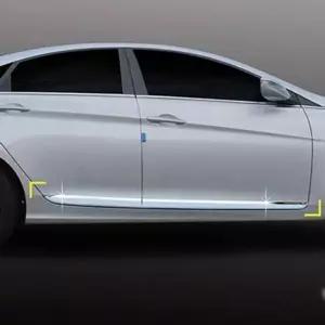 [셀러에이드]YF소나타 크롬 언더라인 튜닝 스커트 사이드 몰딩 자동차 장식부품