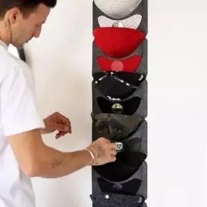 [JED] 및 걸이형 수납 헬멧 7칸 모자 정리함 정리대