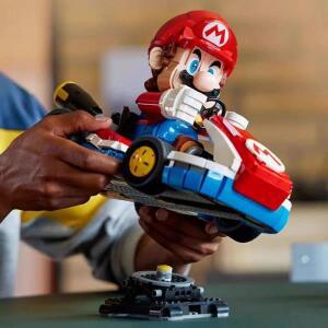 노보 마리오 72037 패드론 카트 모델 빌딩 블록 클래식 게임 자동차 경주 조립 벽돌 장난감 어린이용