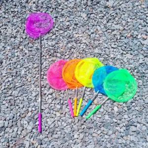 5단 접이식 안테나 잠자리채 물고기 뜰채곤충 잡이 길이조절 채집 도구 학습교구 채집망